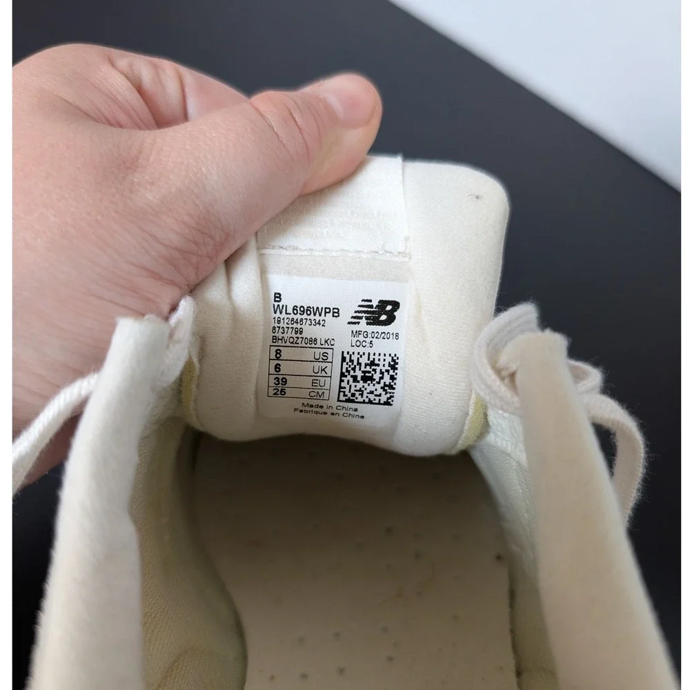New Balance WL996VPB Beige Cream Suede Shoes Lifestyle Sneakers Women's 8